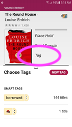 Add tags in Libby