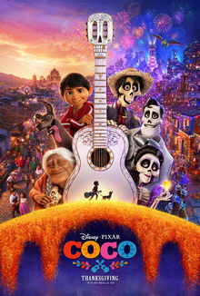 Coco showing at Goodman South Madison Library on October 18 as part of Hispanic Heritage Month at Madison Public Libraryvvvvv