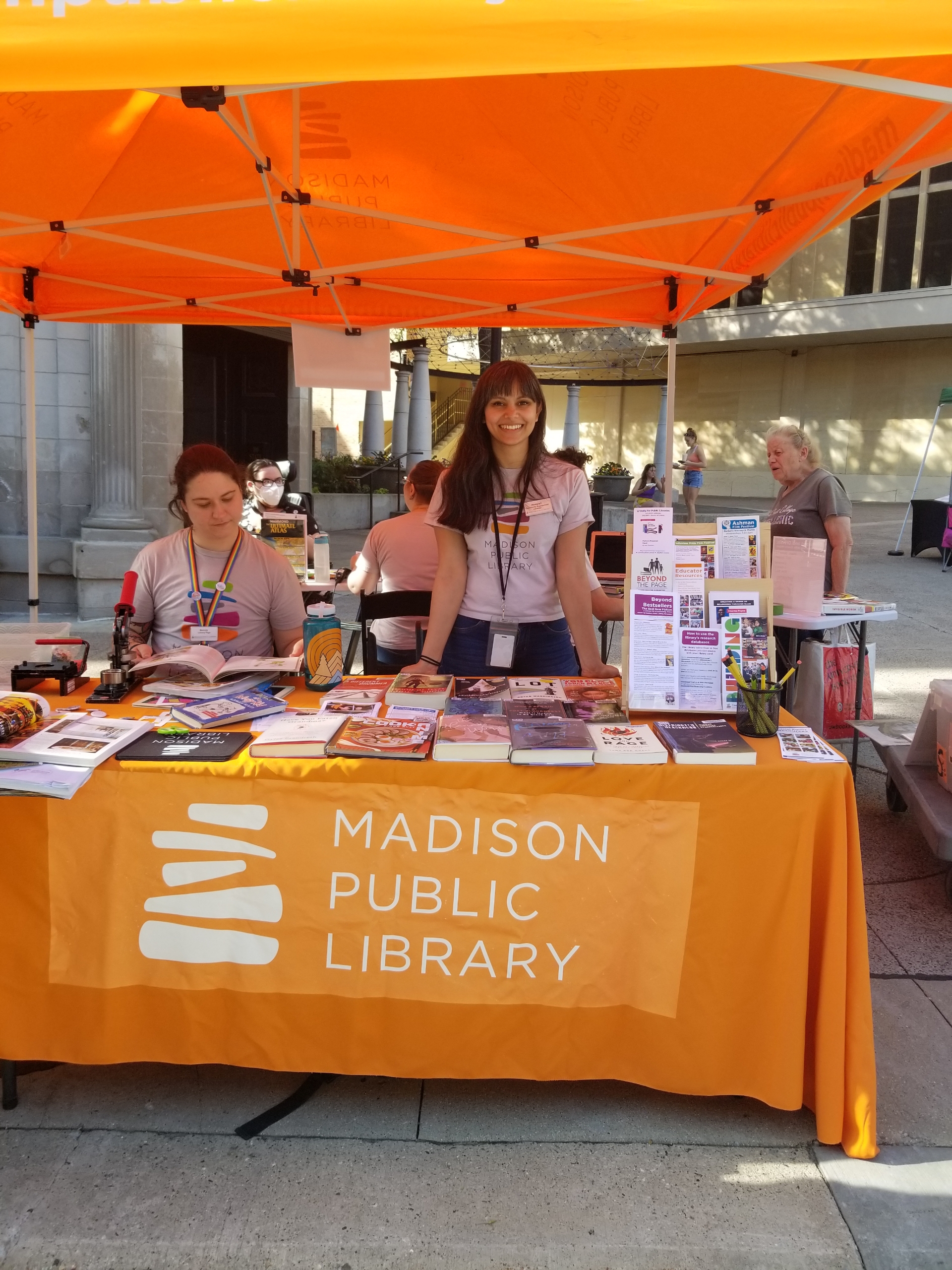 Madison Public Library at Night Market