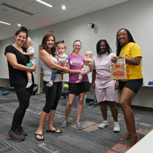 Koga Yoga for kids and caregivers at Pinney Library in Madison WI led by Keena Atkinson