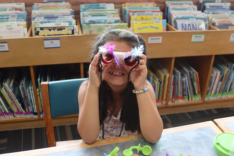 WE READ Bubbler Artist-in-Residence Poornima Moorthy Monroe Street Library July 2024