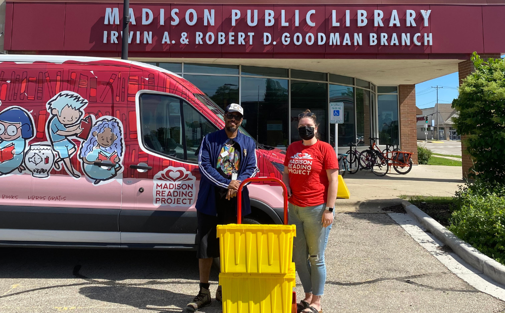 Madison Reading Project and Madison Public Library deliver books to daycare providers