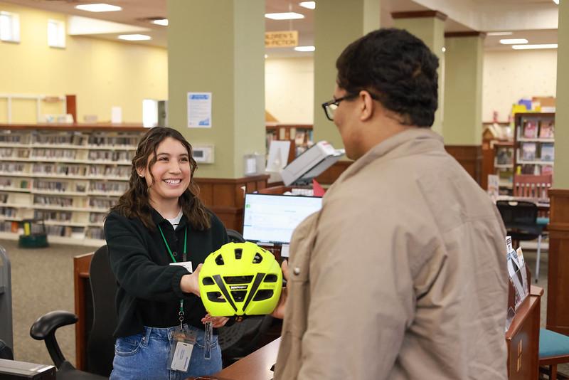 Check out a BCycle Community Pass and helmet from any Madison Public Library location for access to 350+ electric-assist bikes through BCycle 