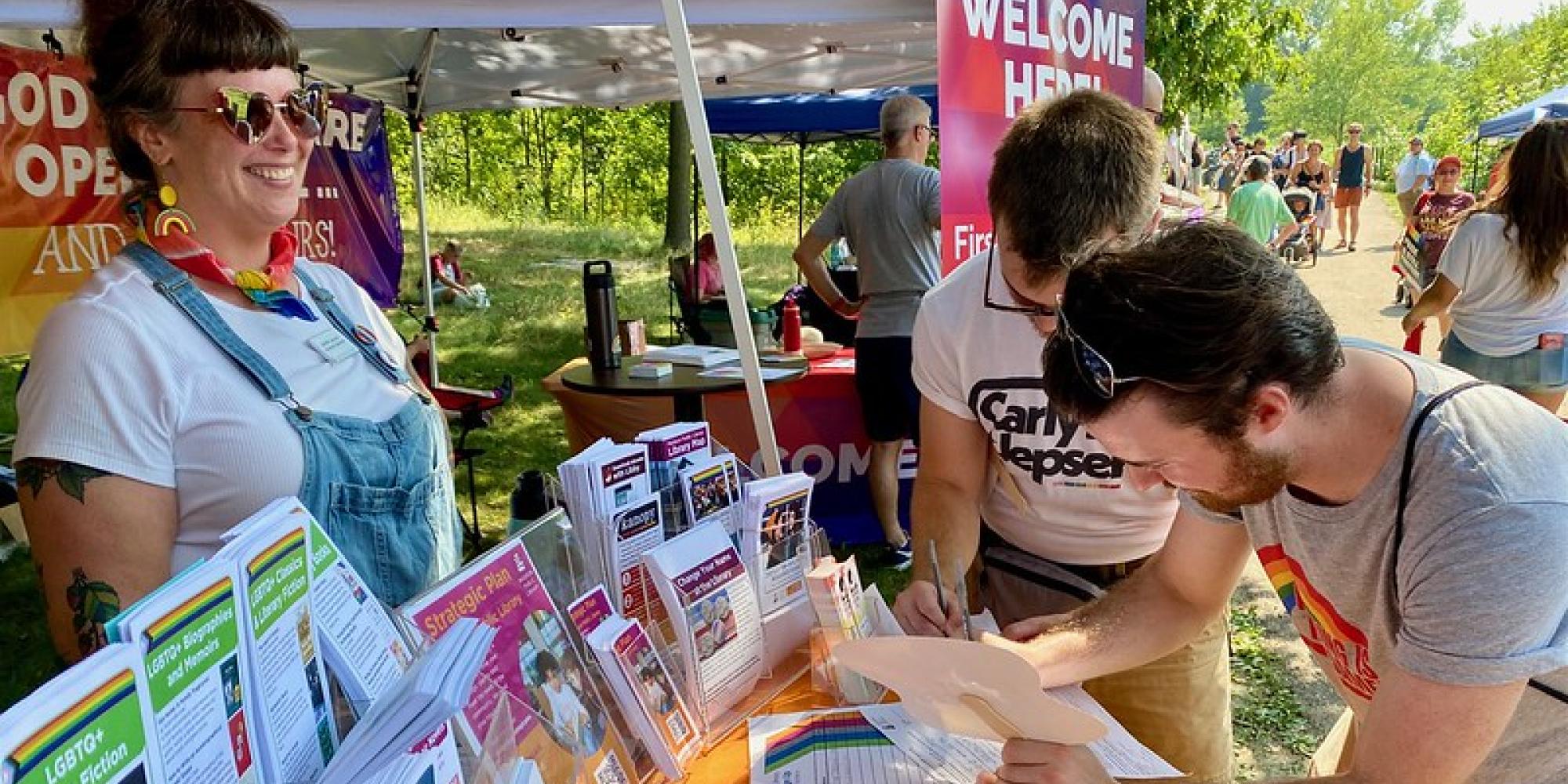 Madison Public Library attends the Magic Pride Festival at Warner Park