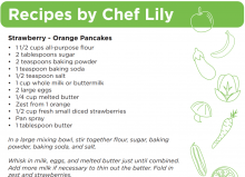 Strawberry-Orange Pancakes Recipe