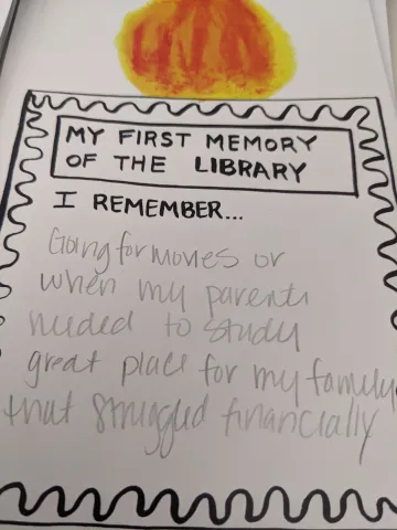 My First Library Memory 150th Anniversary Testimonial Response Movies While Parents Study