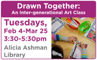 Inter-generational art class on Tuesdays between February 4 and March 25