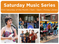 Saturday Music Series photos, First Saturday of the Month at Pinney Library from 11-12pm