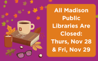 Thanksgiving and Ho-Chunk Day Library Closed CIO Graphic