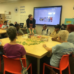 Professional development session at the Bubbler